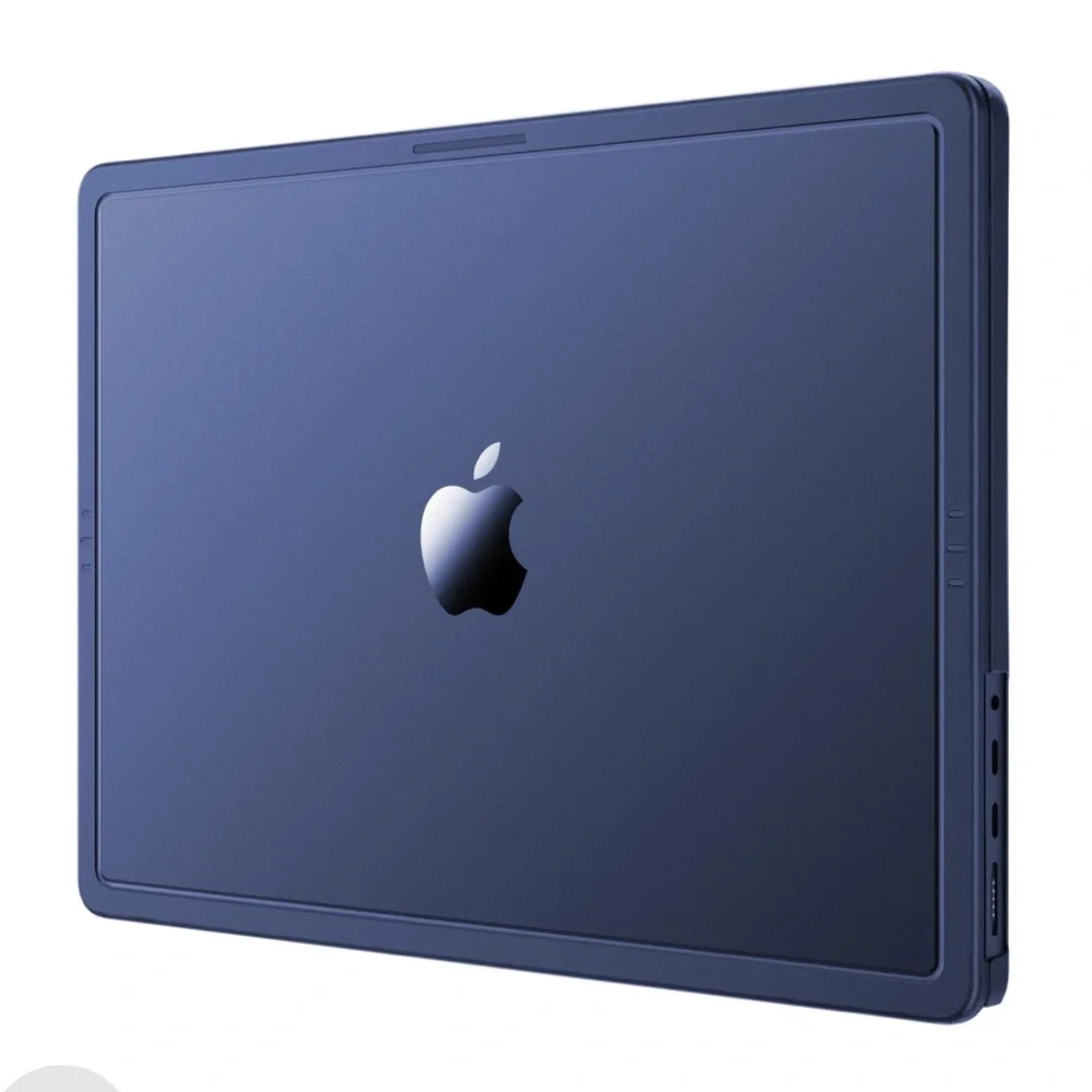 ‘CRACKGUARD’ for MacBook Air 15” Protective Laptop Case-MIDNIGHT CLEAR